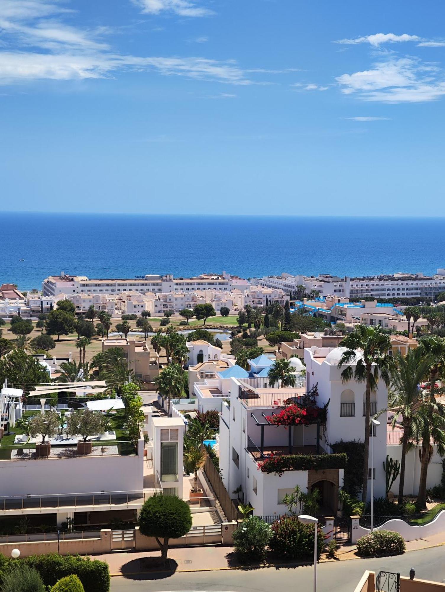 Apartamento Atico El Mar Mojacar- Marina De La Torre Res. Golf Exterior foto